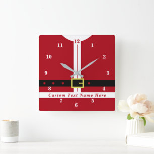 Christmas Wall Clock Santa Claus Gift For You