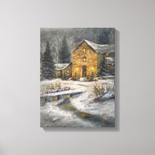 Christmas Warmth Canvas Print (Front)