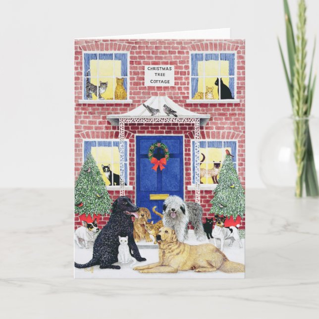 Christmas Warmth Holiday Card (Front)