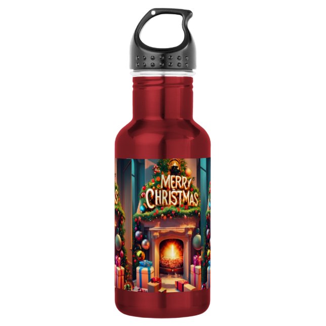 christmas Water Bottle (Front)