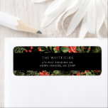 Christmas Watercolor Floral Family Return Address<br><div class="desc">Introducing our Custom Christmas Open House Return Address Label that promises to spread holiday cheer and set the tone for your festive gathering! Our uniquely designed labels captures the true essence of the holiday spirit. Adorned with vibrant greenery foliage, luscious berries, this label is the perfect way to send your...</div>