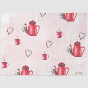 Christmas Watercolor GoldI Design 4 Tissue Paper