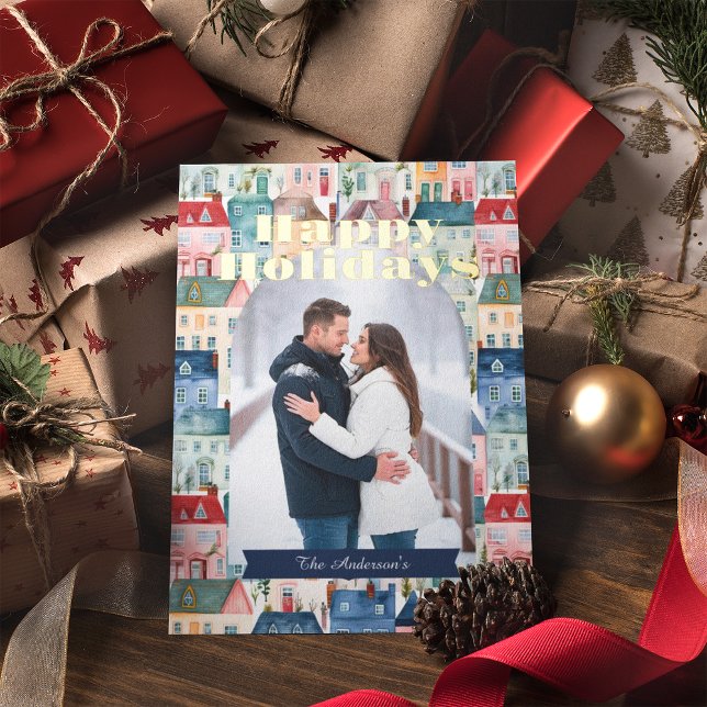 Christmas Watercolor Houses  (Creator Uploaded)