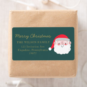 Christmas Watercolor Merry Christmas Adress