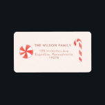 Christmas Watercolor Merry Christmas Adress Label<br><div class="desc">Christmas Coloured Merry Christmas label</div>