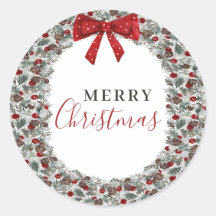 Christmas Watercolor Wreath