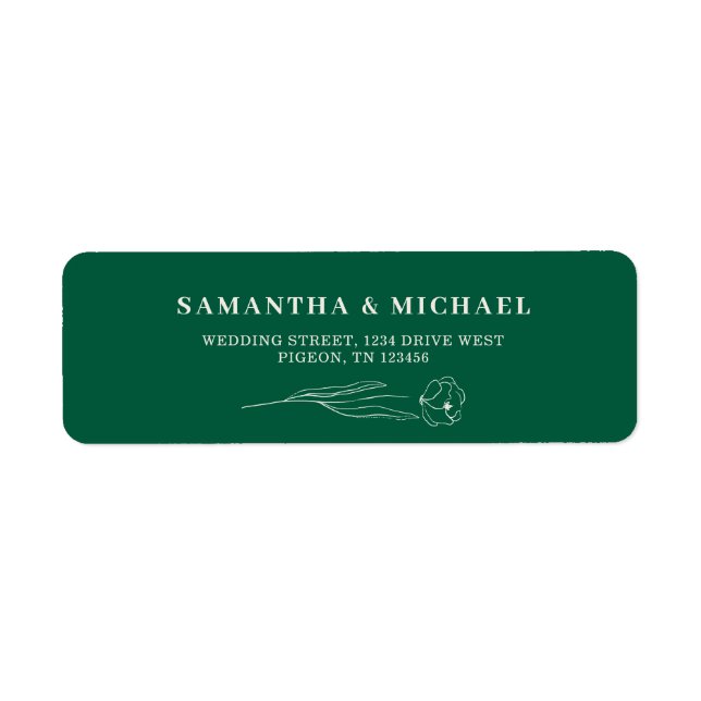 Christmas Wedding address (Front)