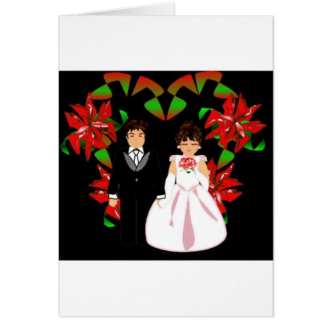 Christmas Wedding Couple Customisable (Front)