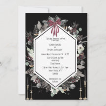 Christmas Wedding Invite