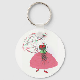 Christmas Wedding Key Ring