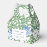 Christmas Wedding Shower Elegant Blue White Bauble