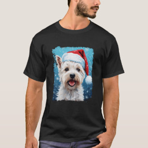 Christmas Westie Dog West Highland White Terrier S T-Shirt