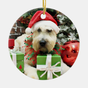 Christmas - Wheaten Terrier - Bailey Ceramic Tree Decoration