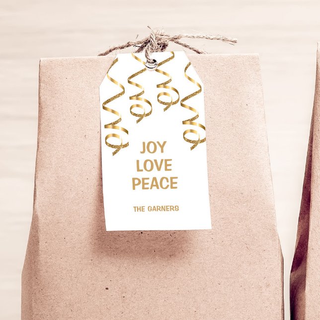 Christmas White Gold  Gift Tags (Creator Uploaded)