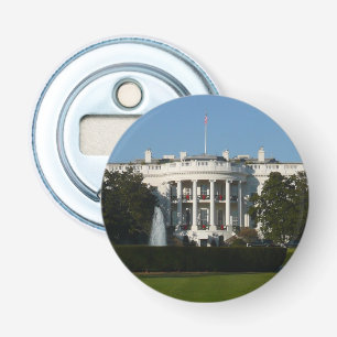 Christmas White House for Holidays Washington DC Bottle Opener