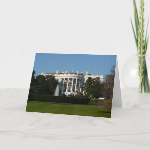 Christmas White House for Holidays Washington DC Holiday Card