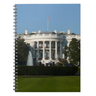 Christmas White House for Holidays Washington DC Notebook