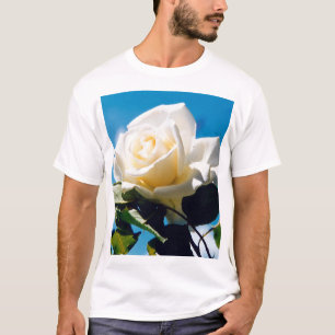 Christmas White rose - Celebrating Life T-Shirt