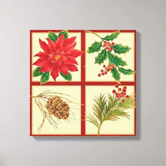 Christmas Window Canvas Print (Front)