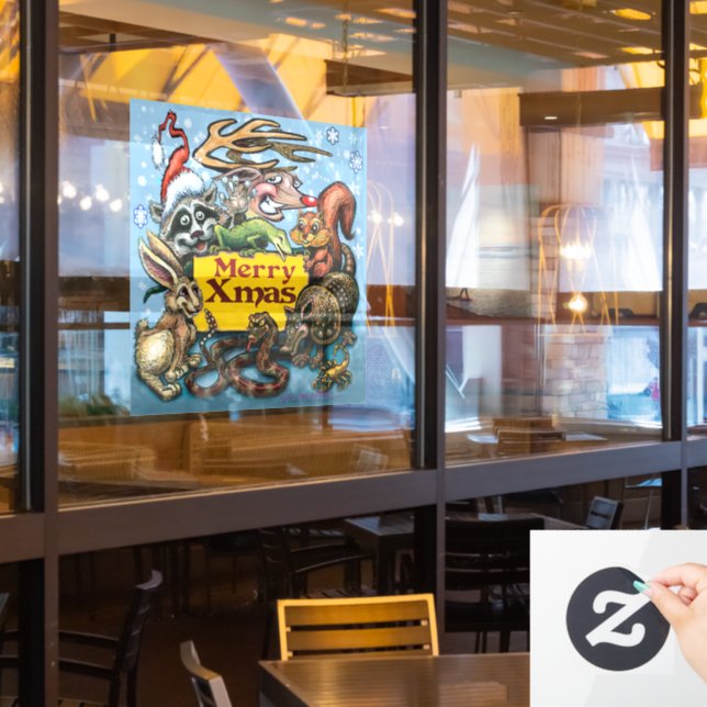 Christmas Window Cling (Restaurant Window)