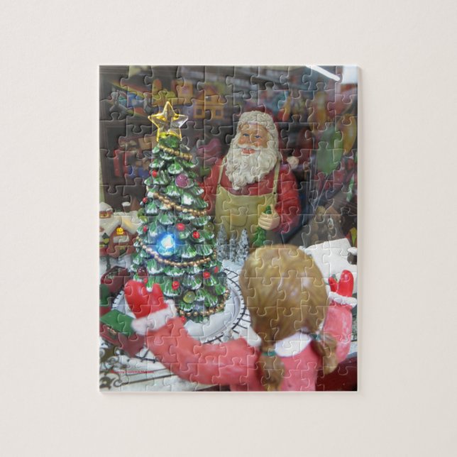 Christmas Window Jigsaw Puzzle (Vertical)