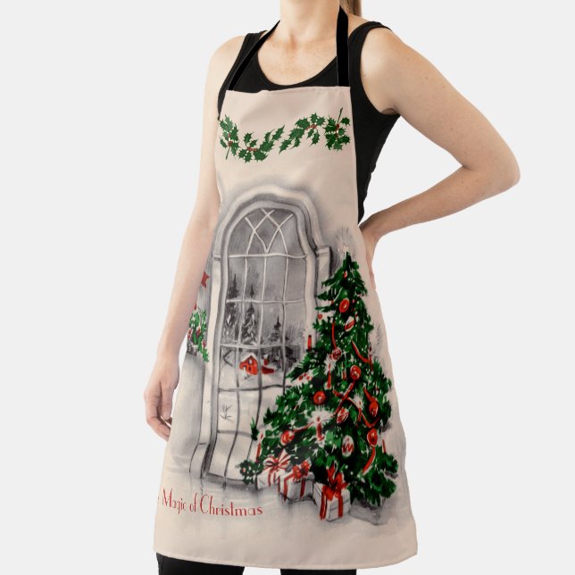 Christmas Window Lights Apron (Insitu)