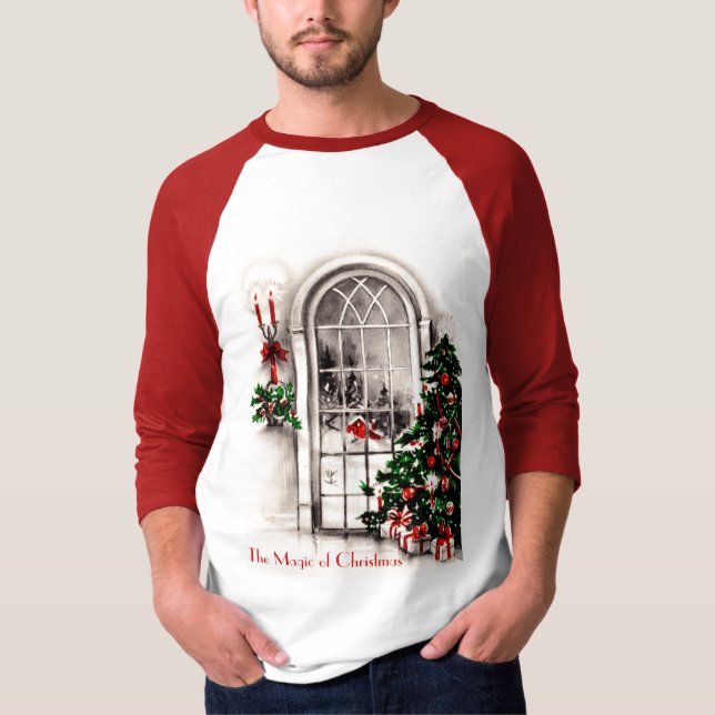 Christmas Window Mens Shirt (Front)