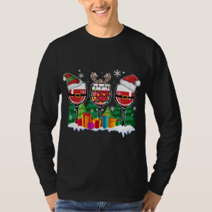 Christmas Wine - Funny Reindeer Santa Xmas Alcohol T-Shirt