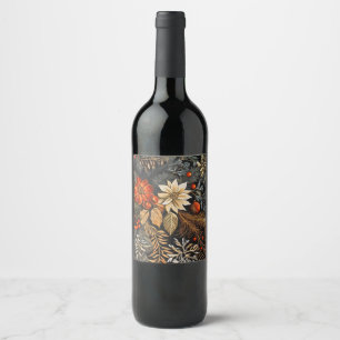 Christmas Wine Label