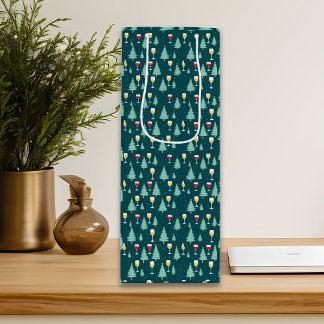 Christmas Wine Lover  Wine Gift Bag