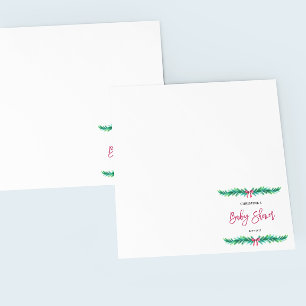 Christmas Winter Baby Shower  Napkin