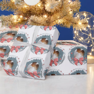 Christmas Winter Berry Personalised Photo Wrapping Paper
