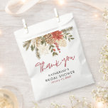 Christmas Winter Bridal Shower  Favour Bags<br><div class="desc">Christmas Winter Bridal Shower Favour Bag. Matching items available.</div>