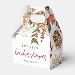 Christmas Winter Bridal Shower Favour Box