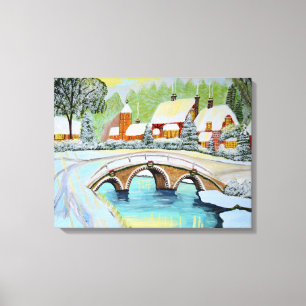 Christmas Winter Canvas Print