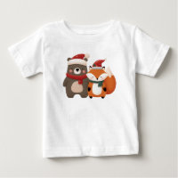 Christmas/Winter Cute Bear & Fox