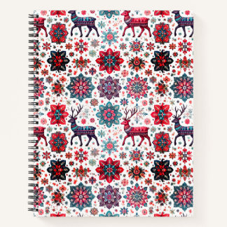 Christmas Winter Design Spiral Notebook