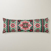 Christmas/Winter fair isle red & green