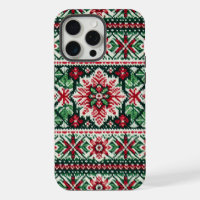 Christmas/Winter fair isle red & green