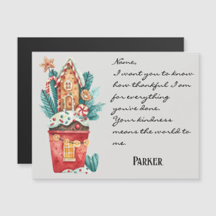 Christmas Winter Holiday Generic Magnetic Card