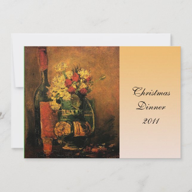 Christmas,winter,holiday party invitation (Front)