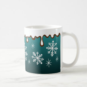 Christmas Winter Holiday Snowflakes Coffee Mug