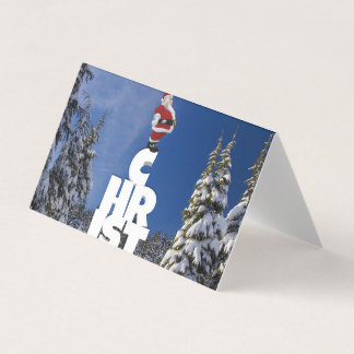 Christmas winter landscape