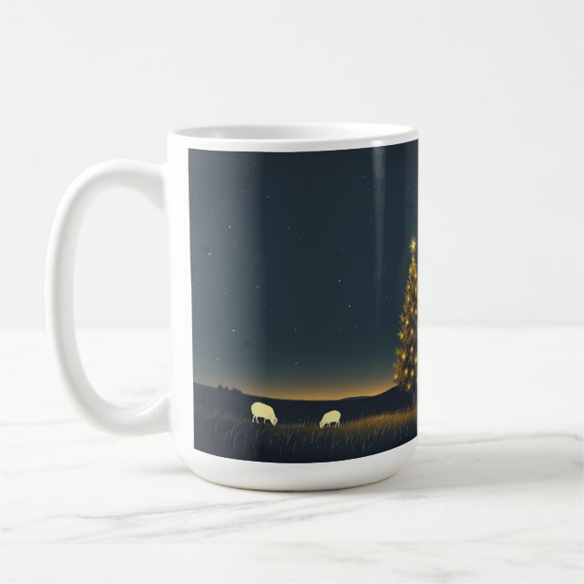 christmas winter night mug (Left)