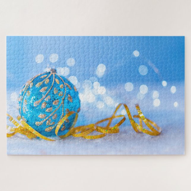 Christmas  Winter Ornament Puzzle (Horizontal)