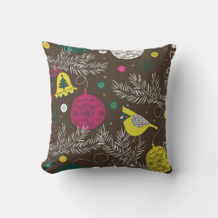 Christmas winter pattern cushion