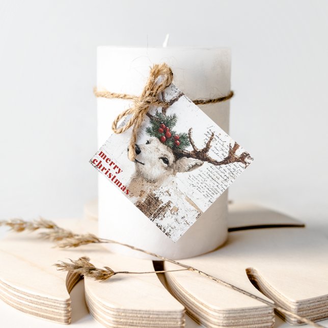 Christmas Winter Reindeer Favour Tags (Creator Uploaded)