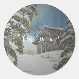 Christmas Winter Scenes Sticker