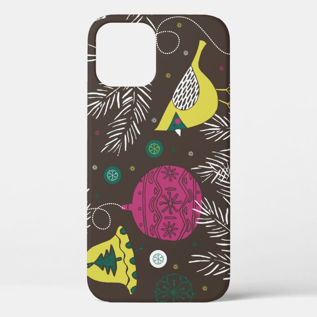 Christmas Winter: Seasonal Pattern. Case-Mate iPhone Case (Back)