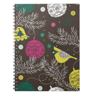 Christmas Winter: Seasonal Pattern. Notebook
